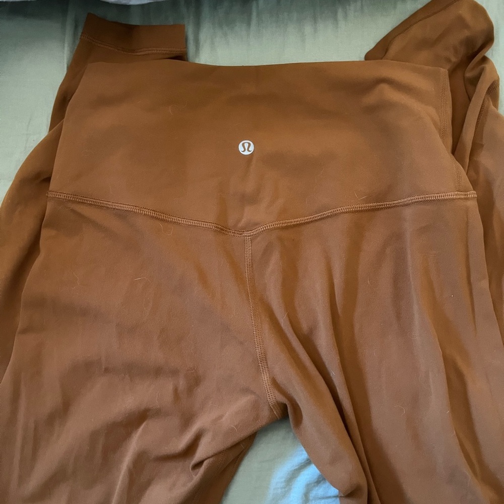 light brown lululemon align leggings